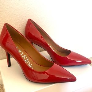 Calvein Klein| Shoe Type:Gayle Pump| Color: Red| Size:7